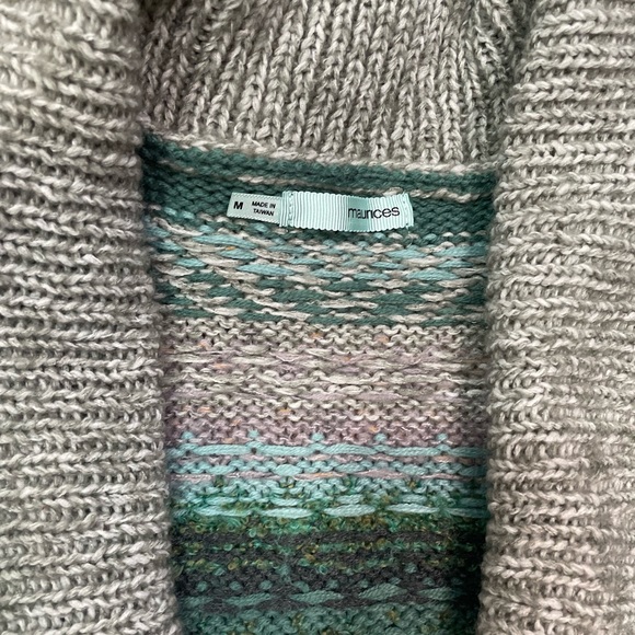 Maurices Green button down sweater - Picture 5 of 13